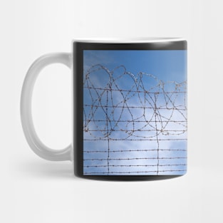 Barbed Wire Fence - Stay Out Mug